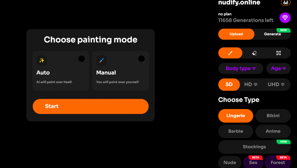 Nudify.Online AI nudifier app